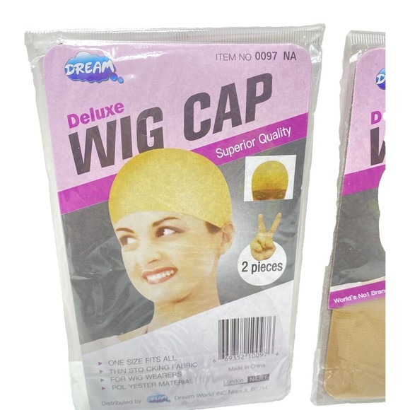 Stocking Wig Caps 3 Packs Brand New - Picture 3 of 5